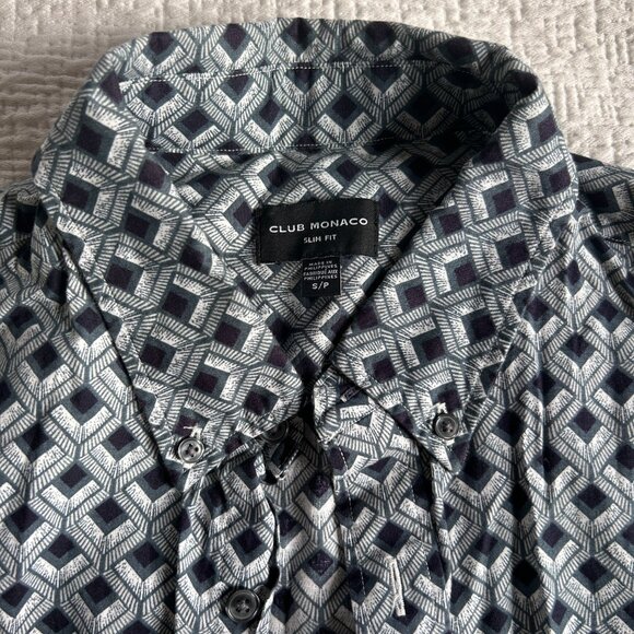 Club Monaco dress shirt (men's small) - Picture 2 of 3